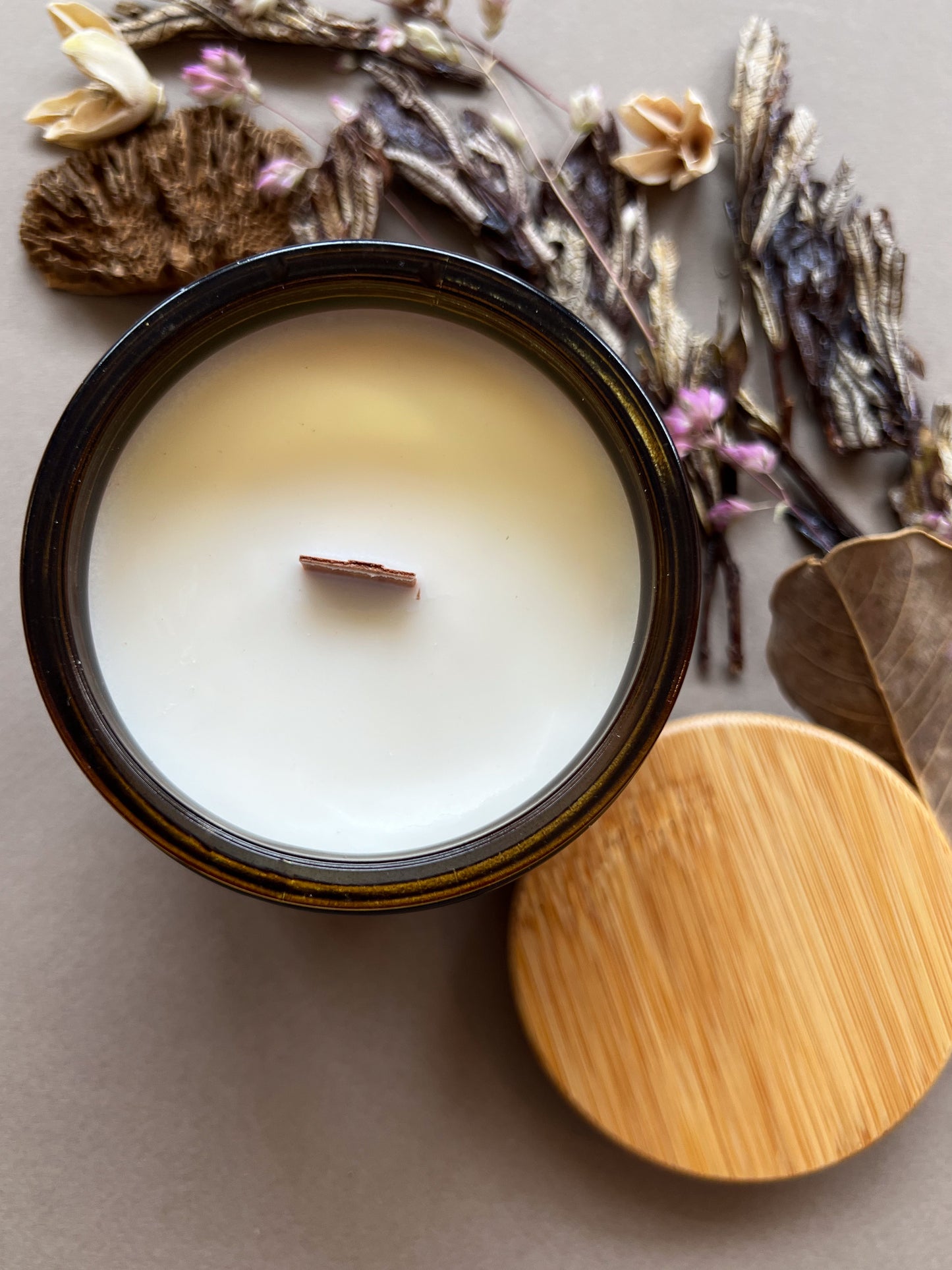 Grounded Scented Candle - 12oz Amber Jar