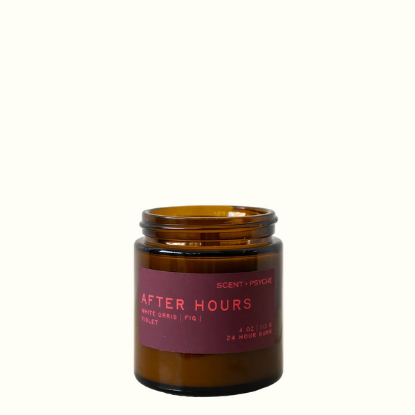 After Hours Wood Wick Candle