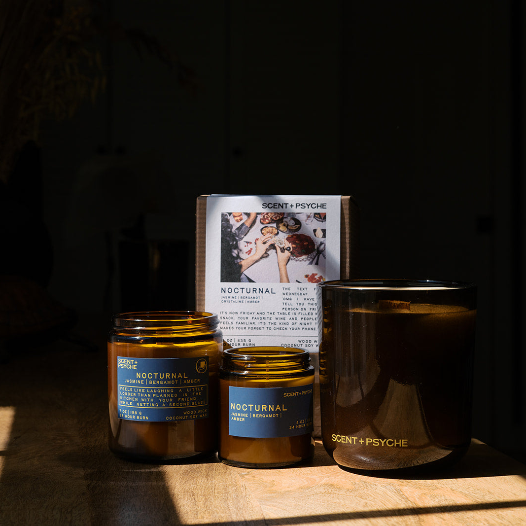 Nocturnal Wood Wick Candle