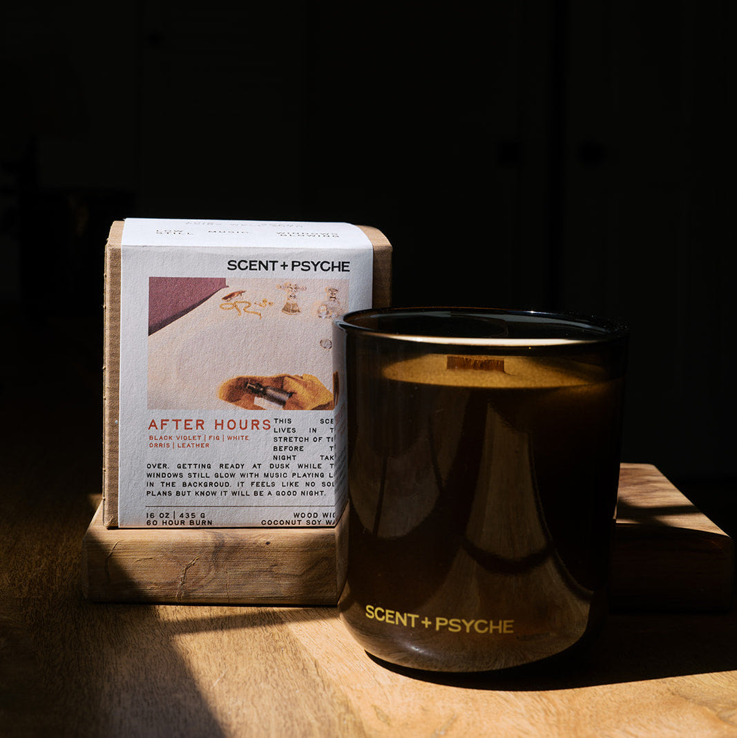 After Hours Wood Wick Candle