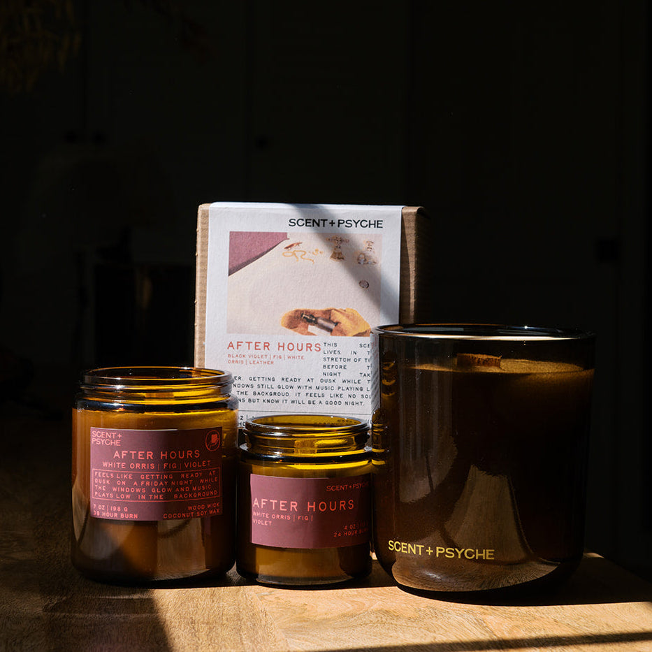After Hours Wood Wick Candle