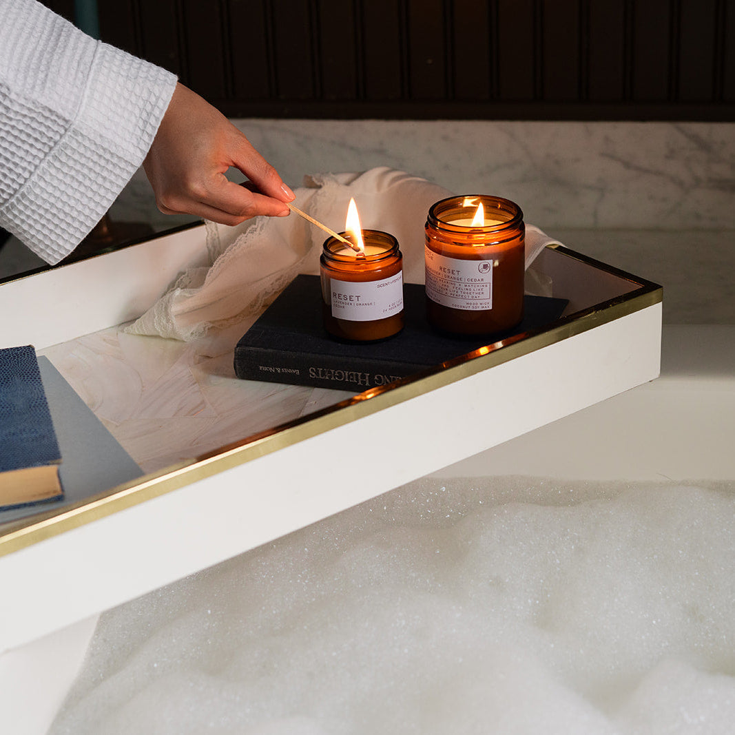 Reset Wood Wick Candle