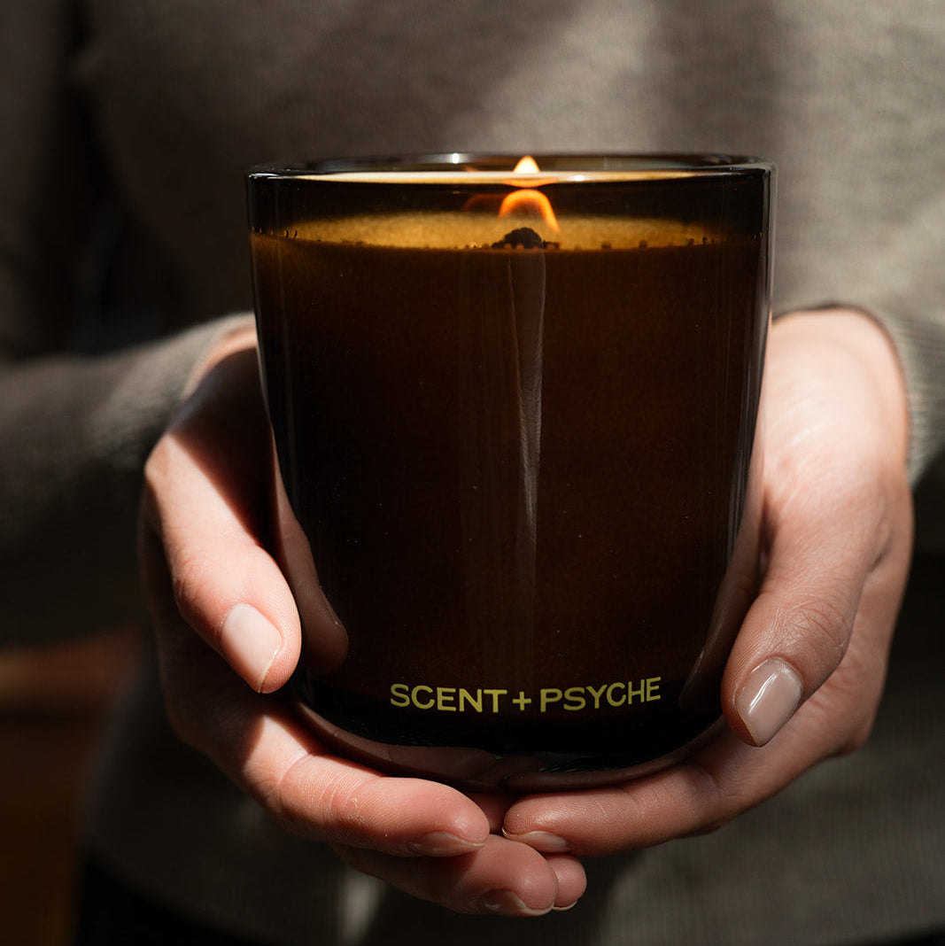 Golden Wood Wick Candle