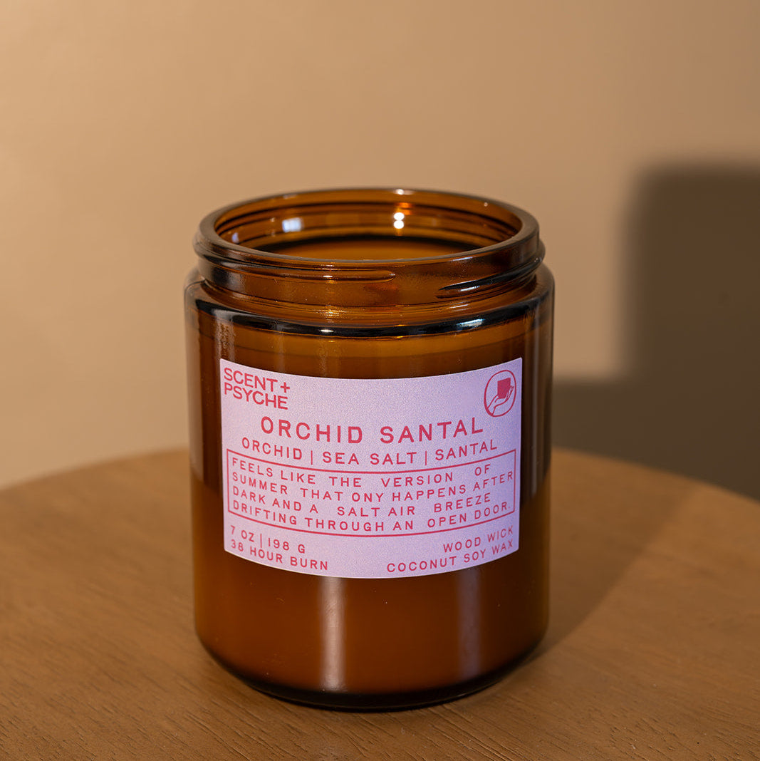 Orchid Santal Wood Wick Candle