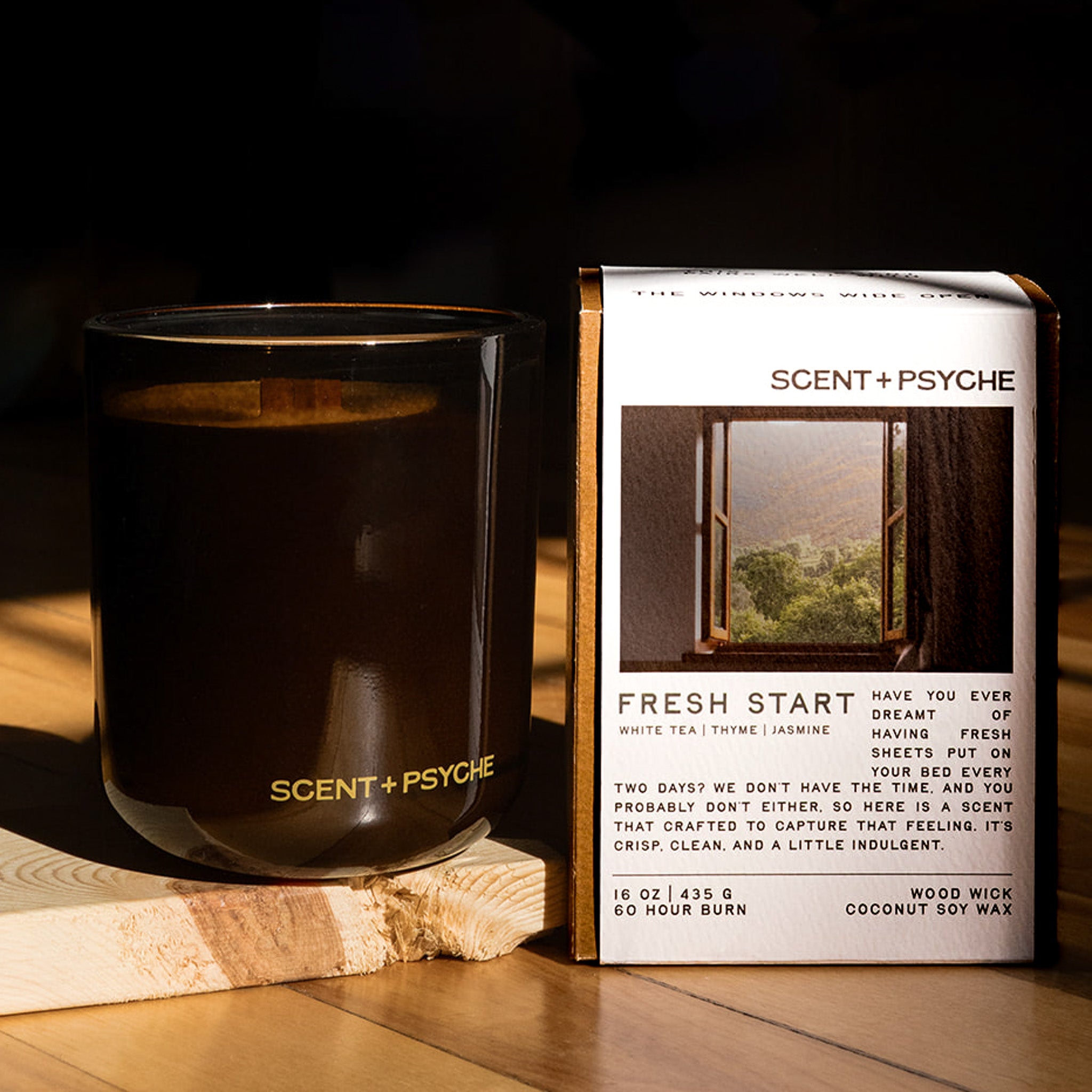 Fresh Start Wood Wick Candle