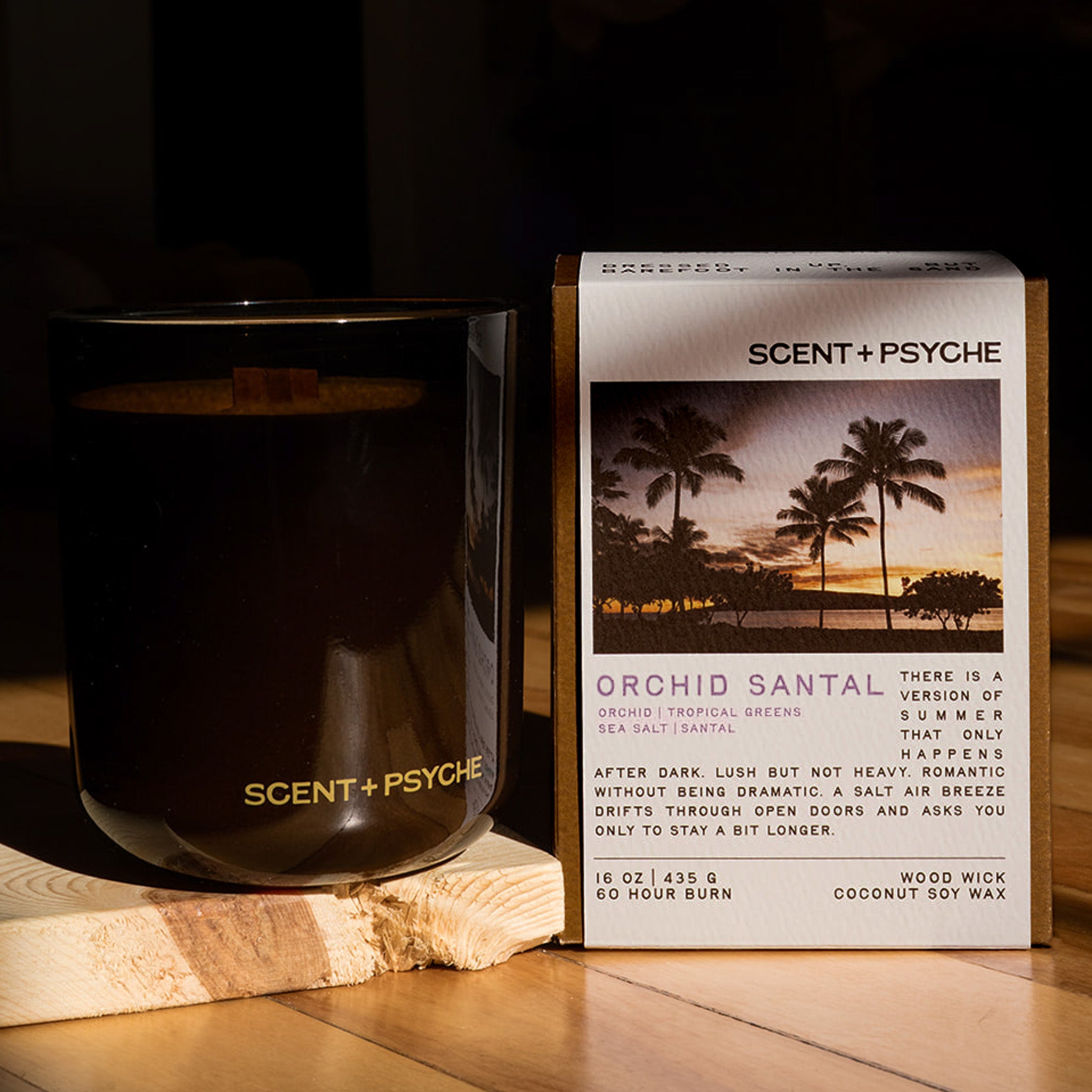 Orchid Santal Wood Wick Candle