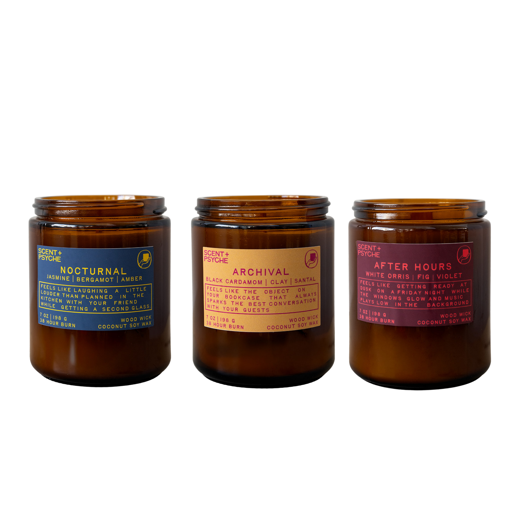 Warm + Floral Scented Candle Bundle | Signature Size