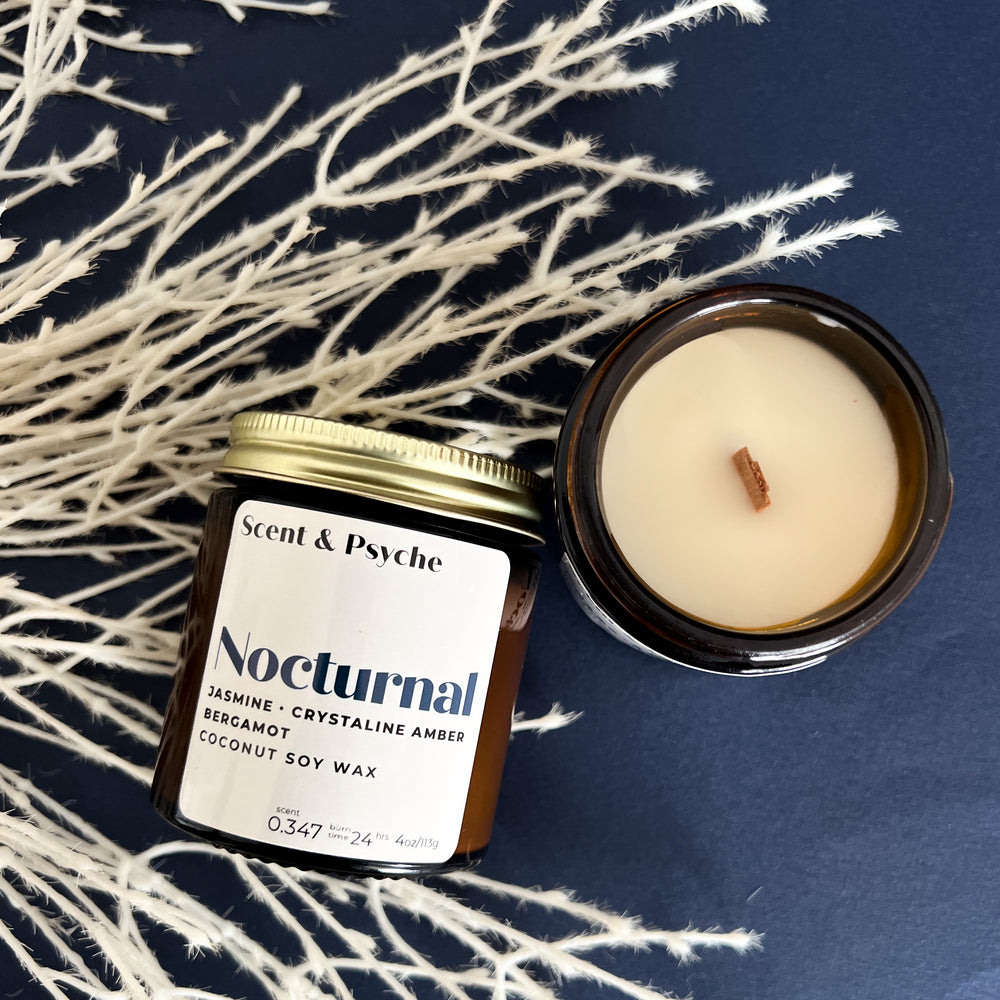 Nocturnal Scented Candle   - 4oz Amber Jar