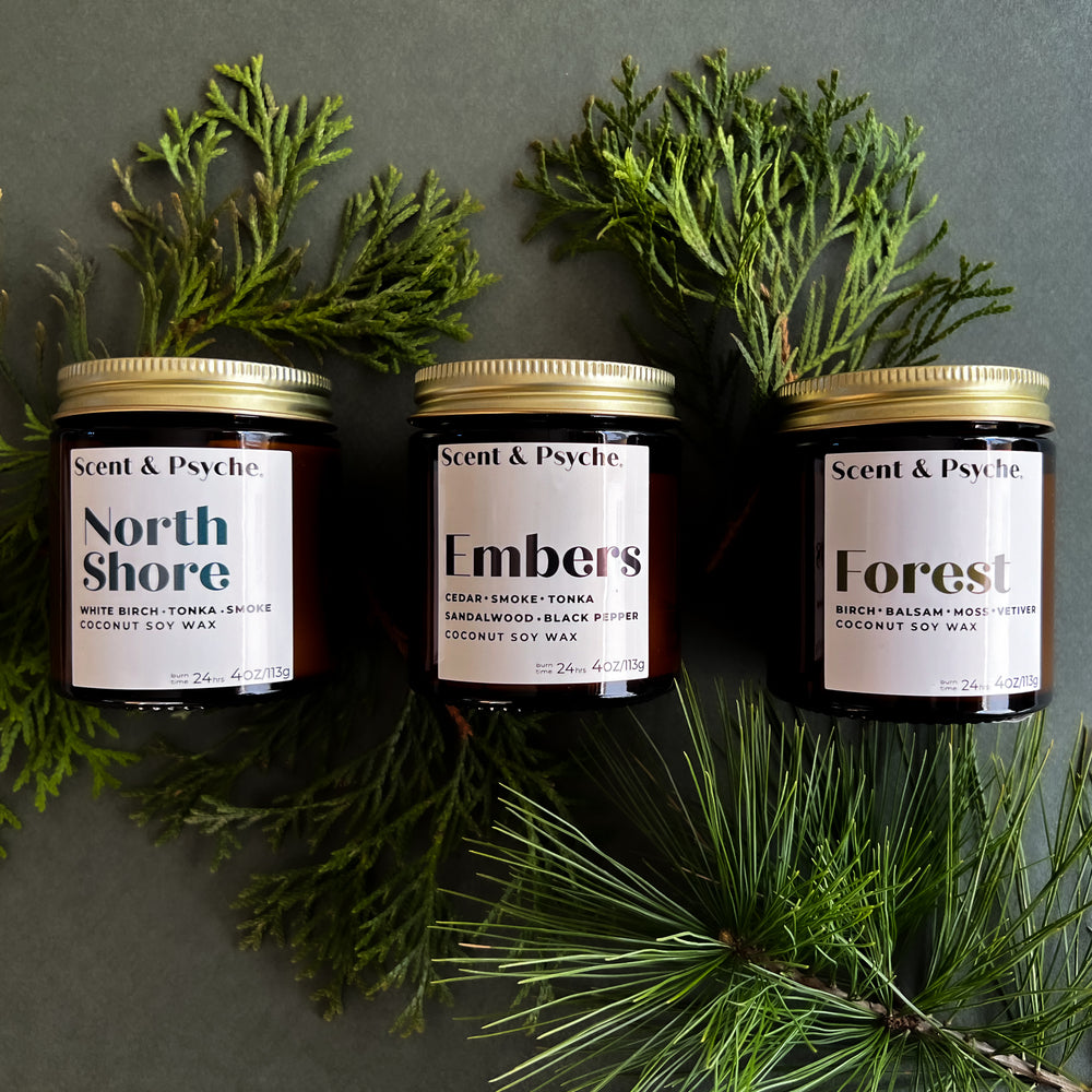The Naturalist Bundle - Set of 3 4oz Candles