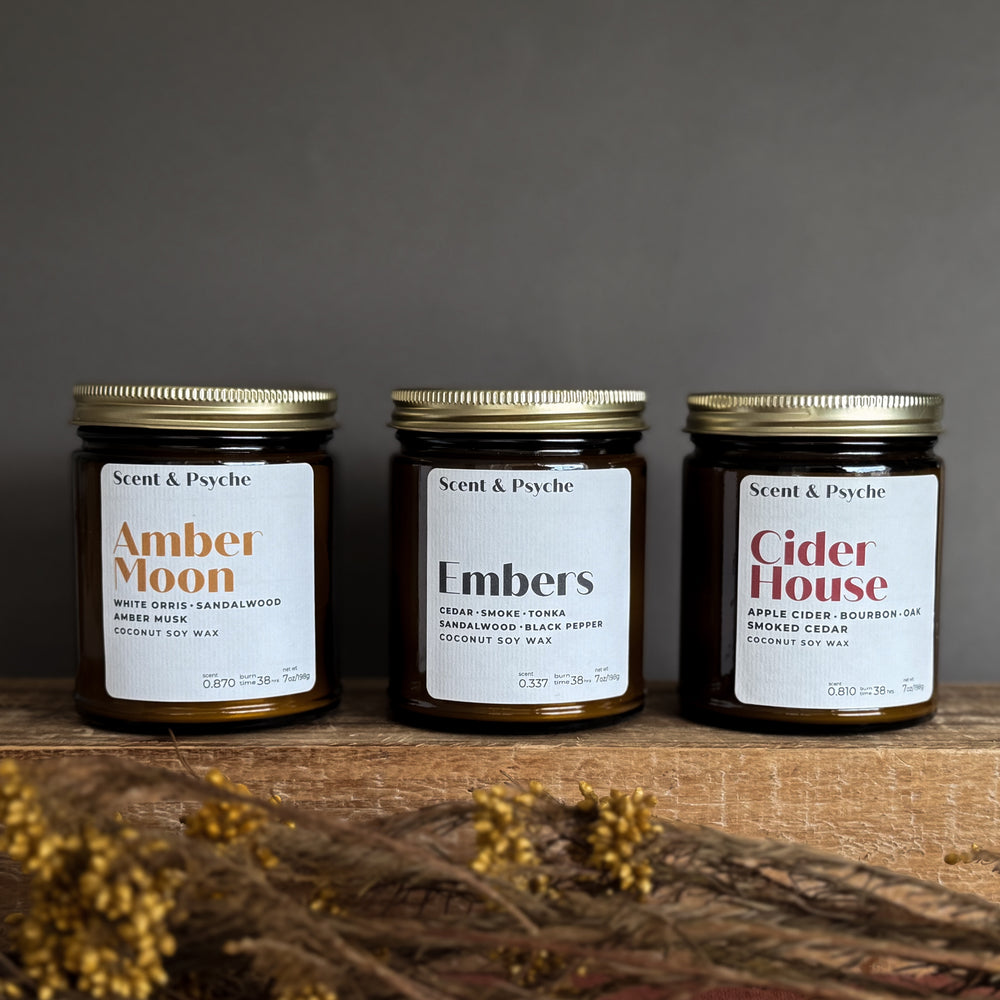 
                  
                    The Fall Essentials Bundle - Set of 3 7oz Wood Wick Candles
                  
                