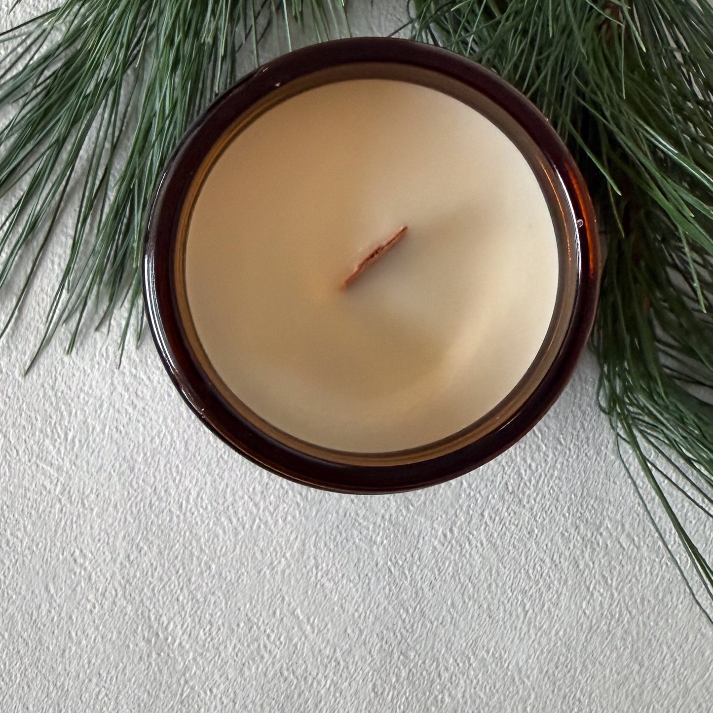 
                  
                    Balsam & Cedar Wood Wick Scented Candle  - 7oz Amber Jar
                  
                