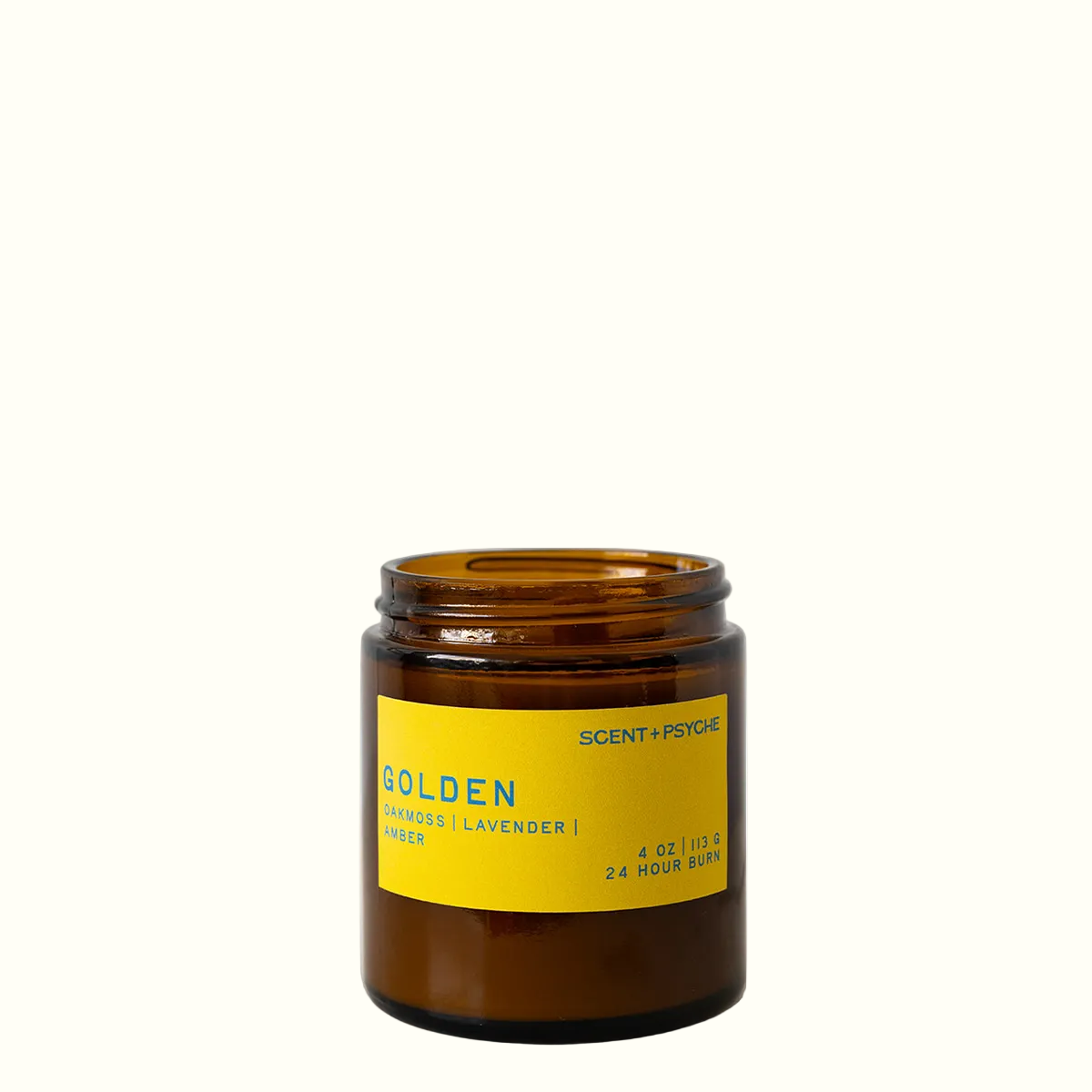 Golden Wood Wick Candle