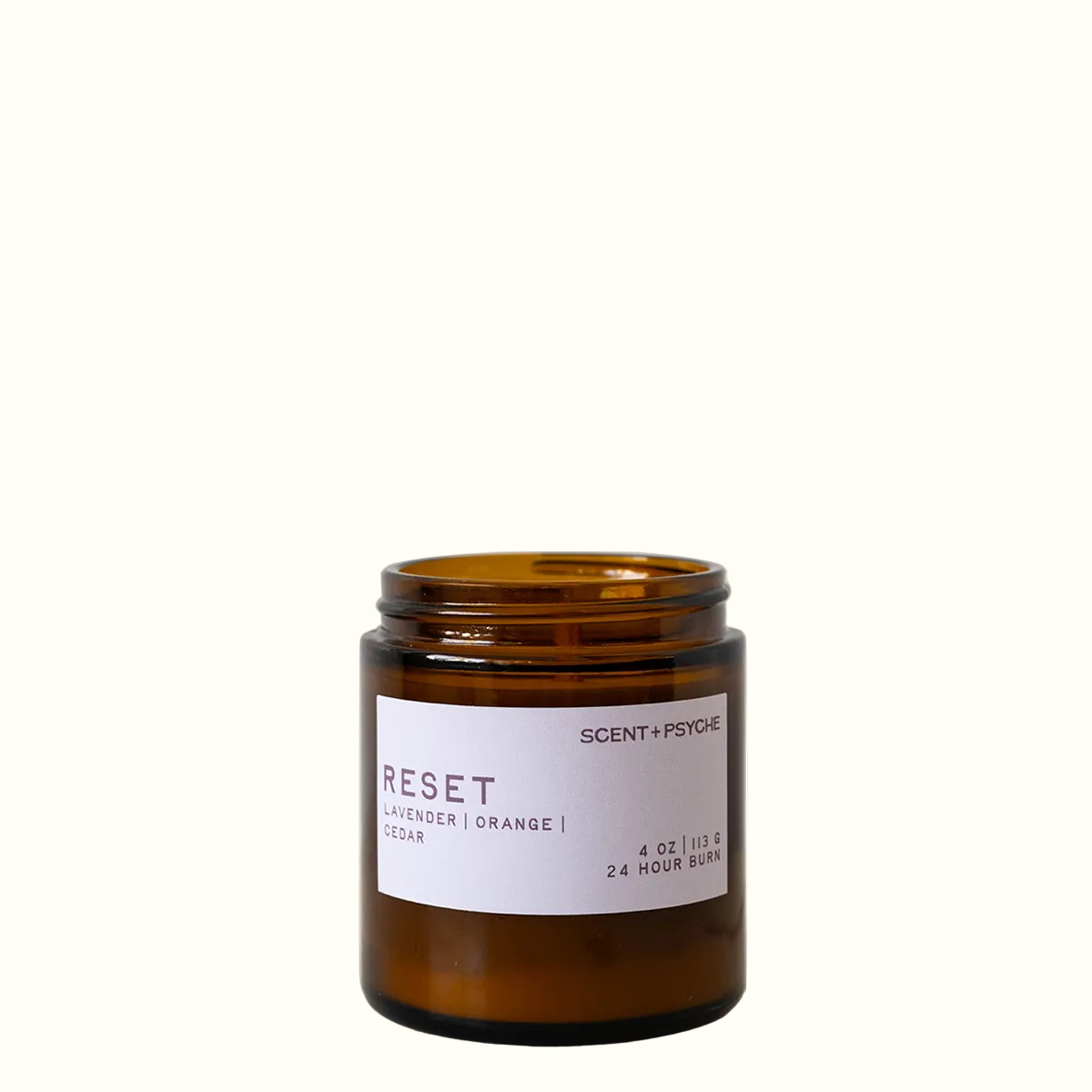 Reset Wood Wick Candle