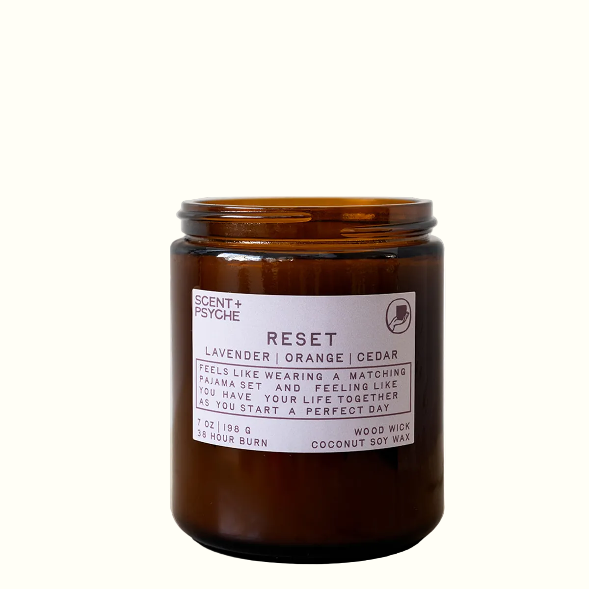 Reset Wood Wick Candle