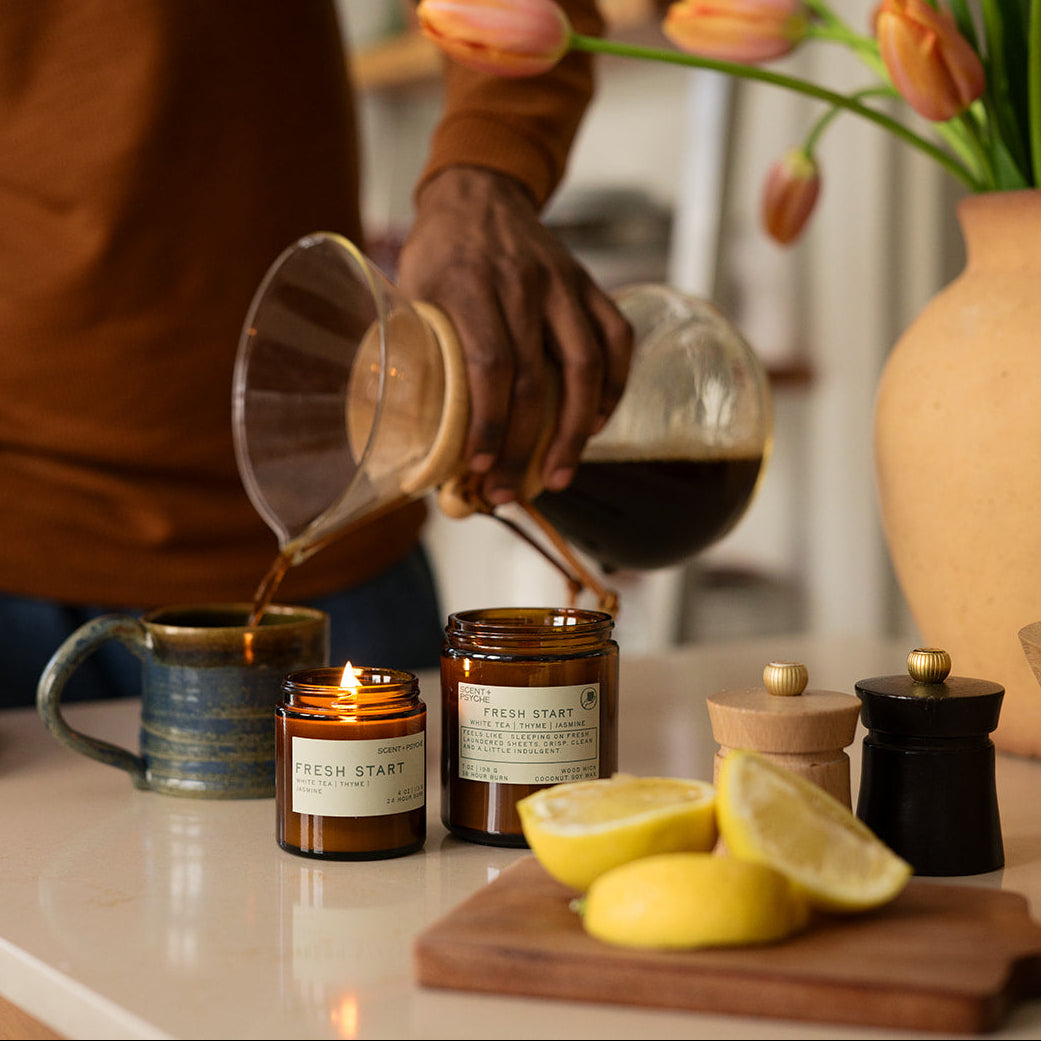 Fresh Start Wood Wick Candle