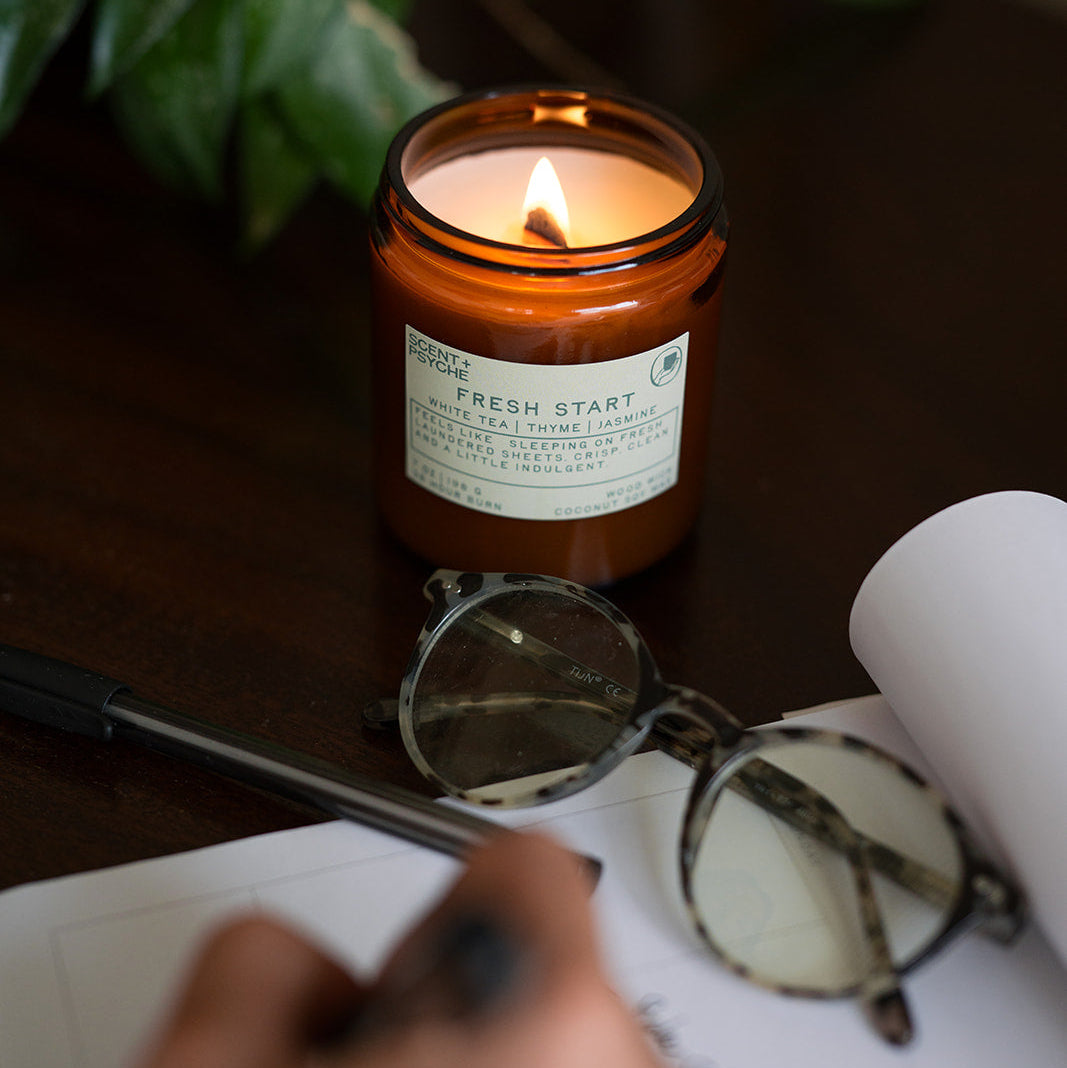 Fresh Start Wood Wick Candle