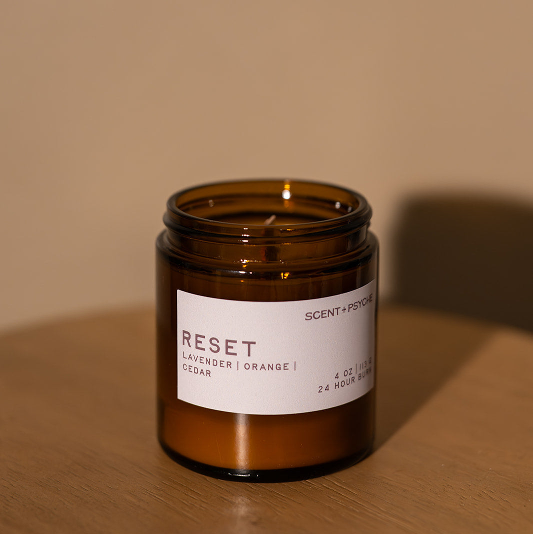 Reset Wood Wick Candle