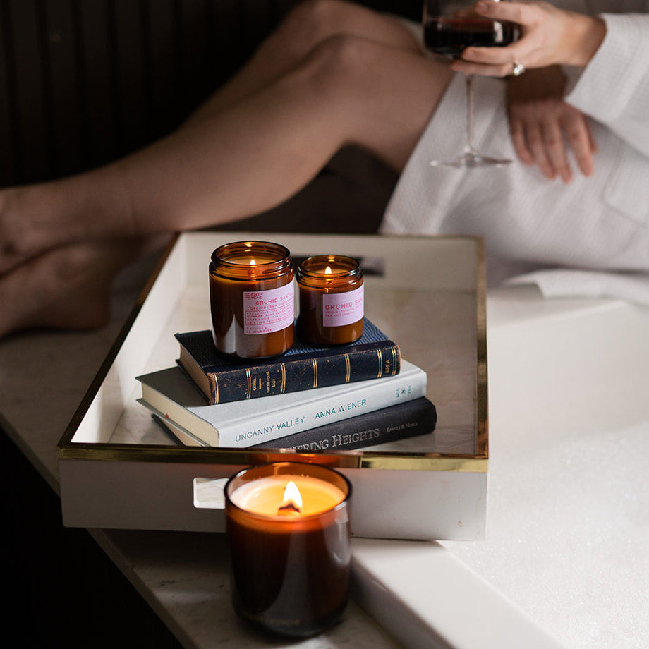 Orchid Santal Wood Wick Candle