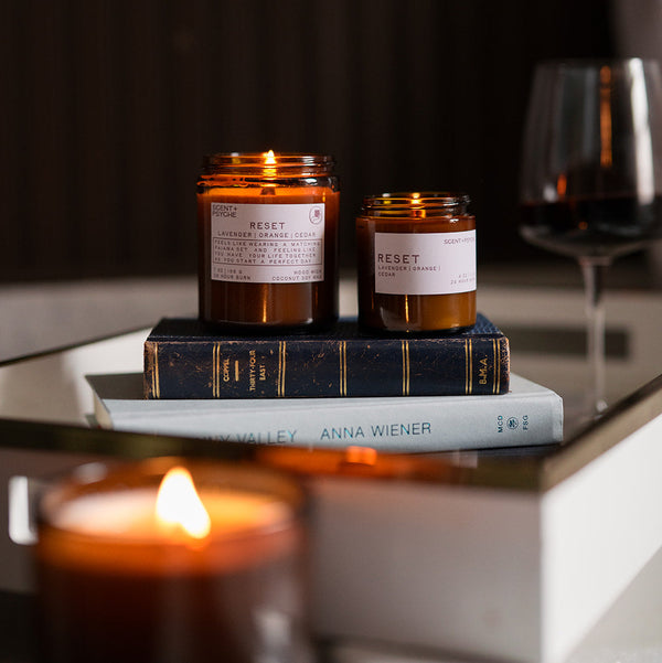 Reset Wood Wick Candle