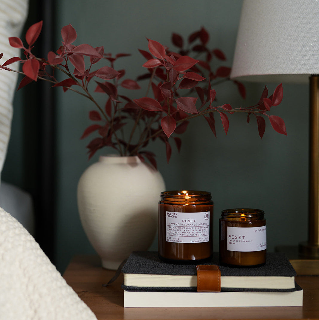 Reset Wood Wick Candle