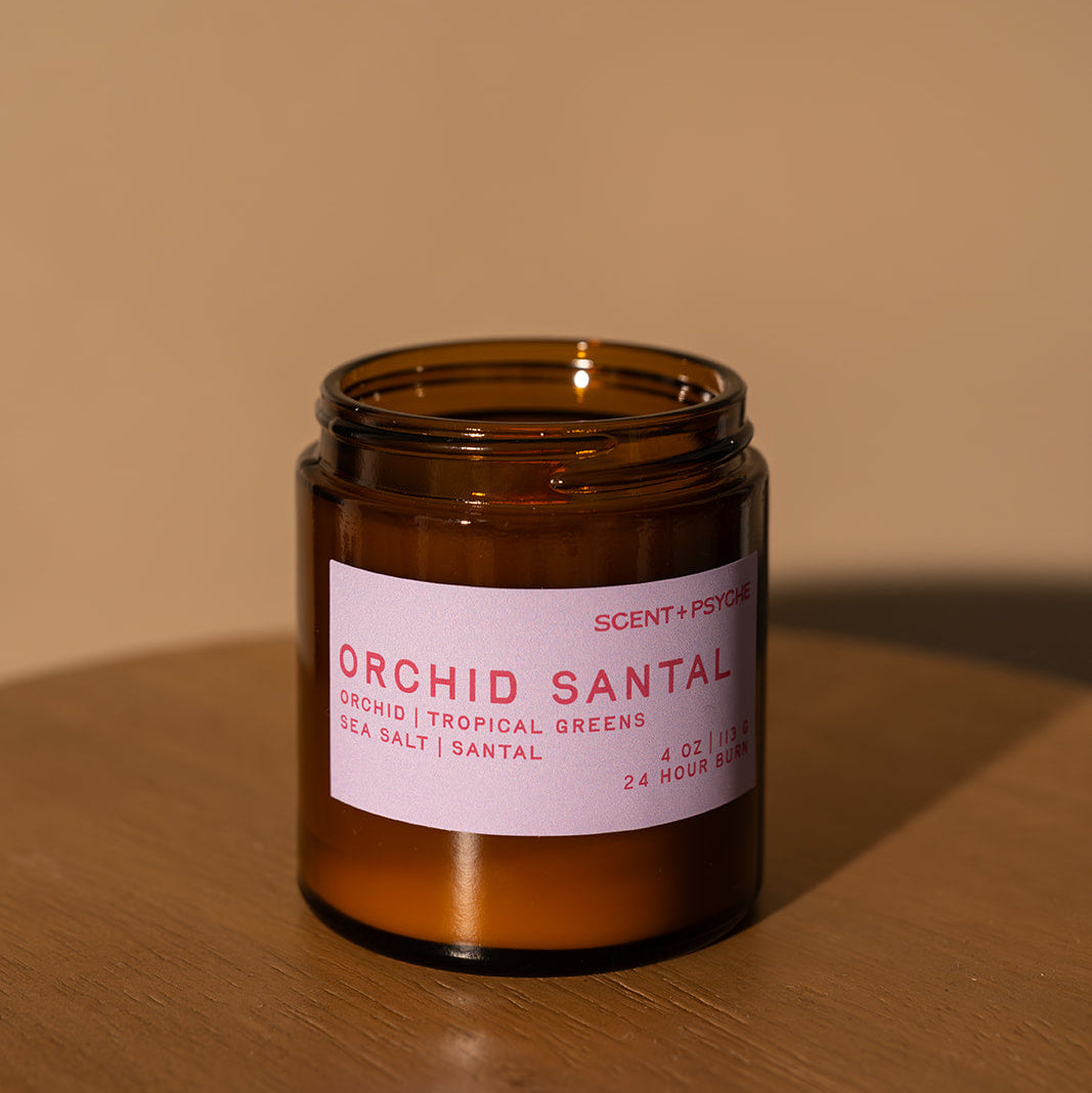 Orchid Santal Wood Wick Candle