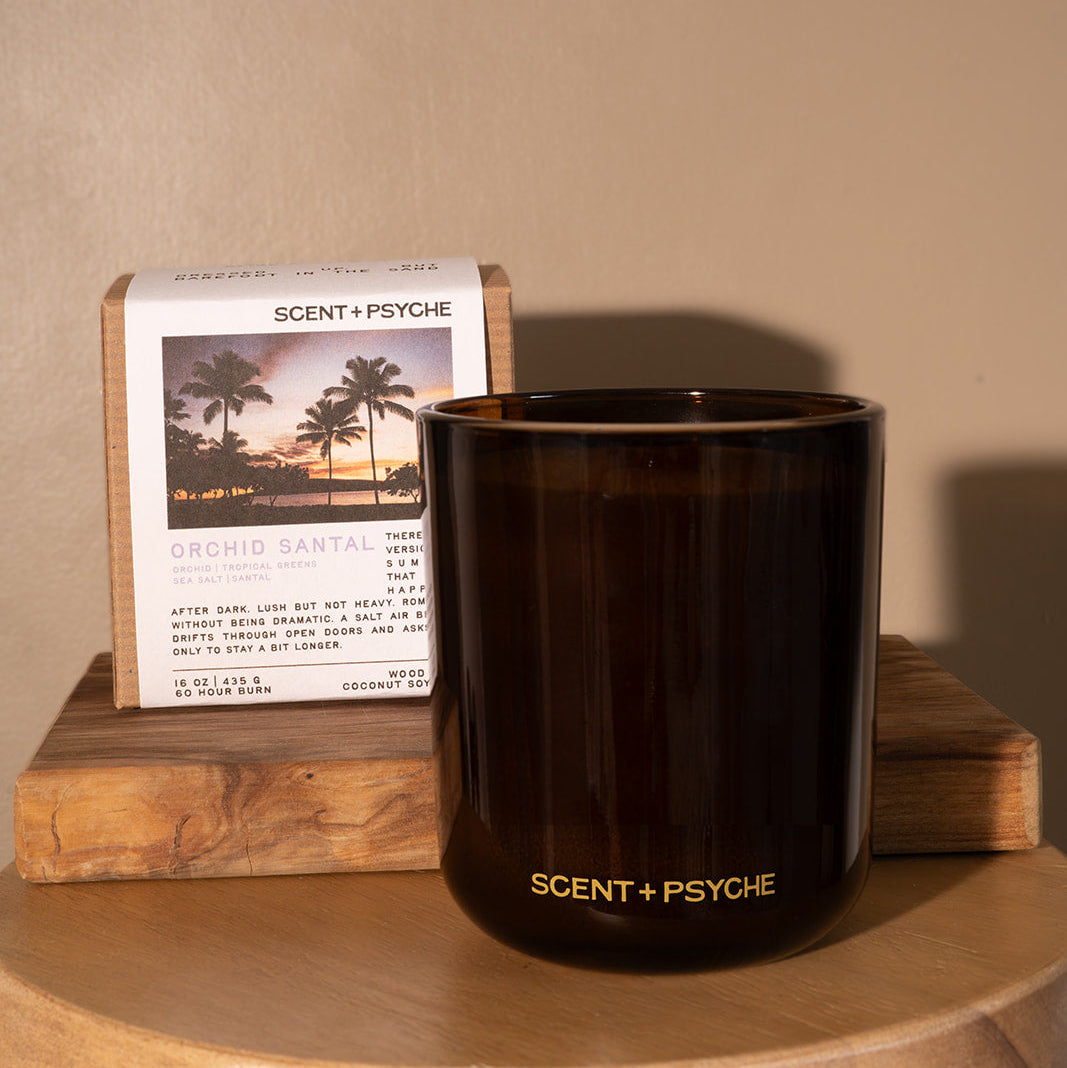 Orchid Santal Wood Wick Candle