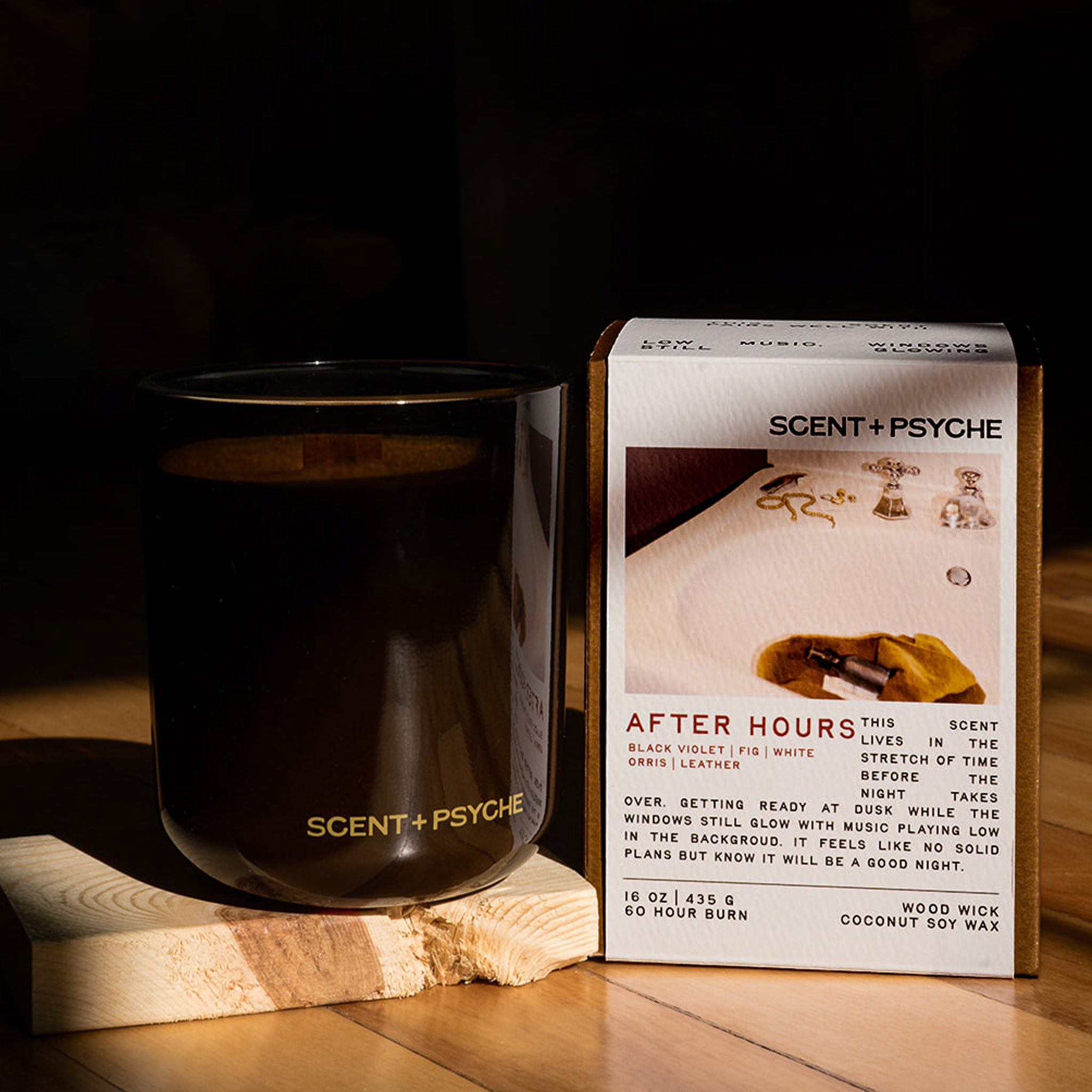 After Hours Wood Wick Candle
