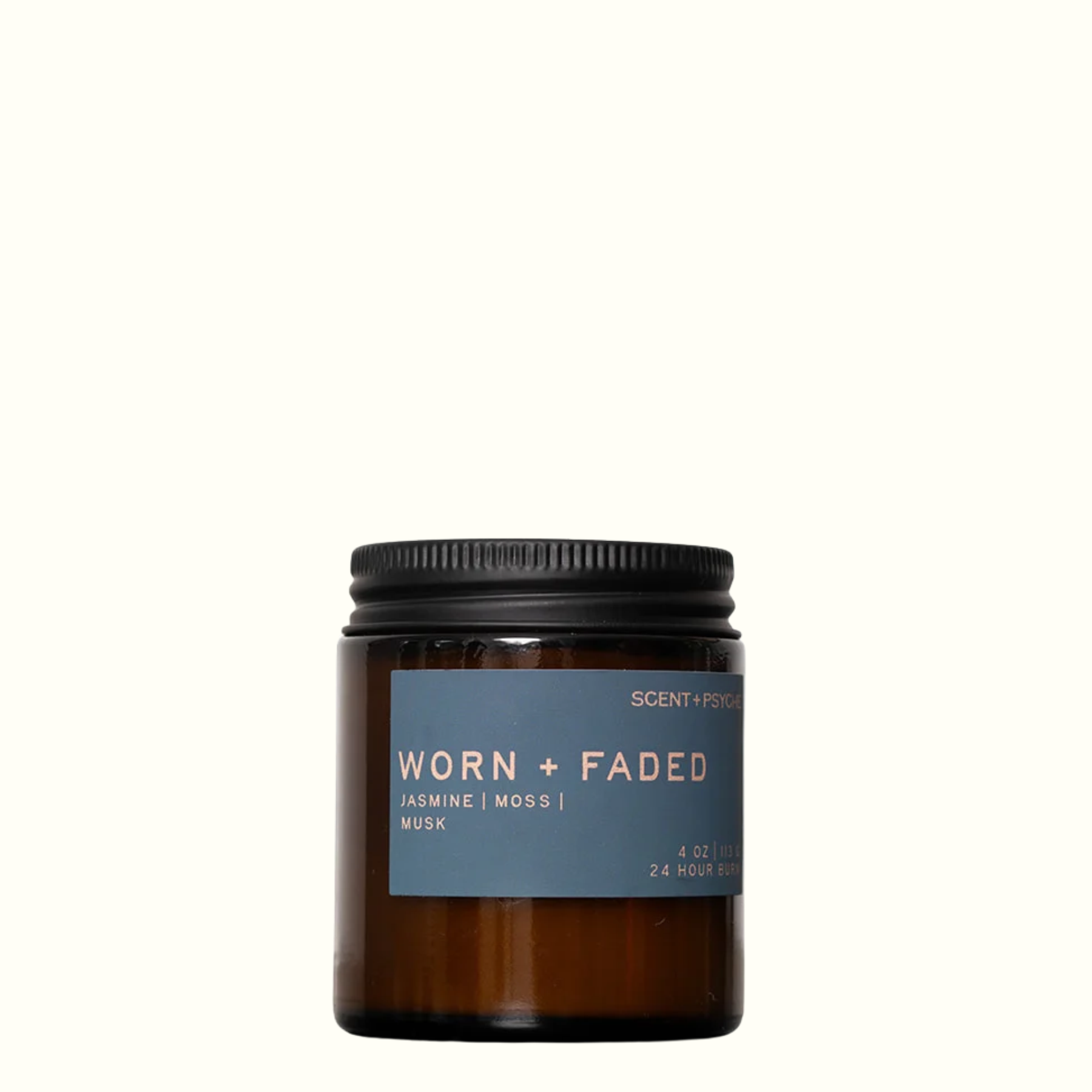 Worn + Faded Wood Wick Candle