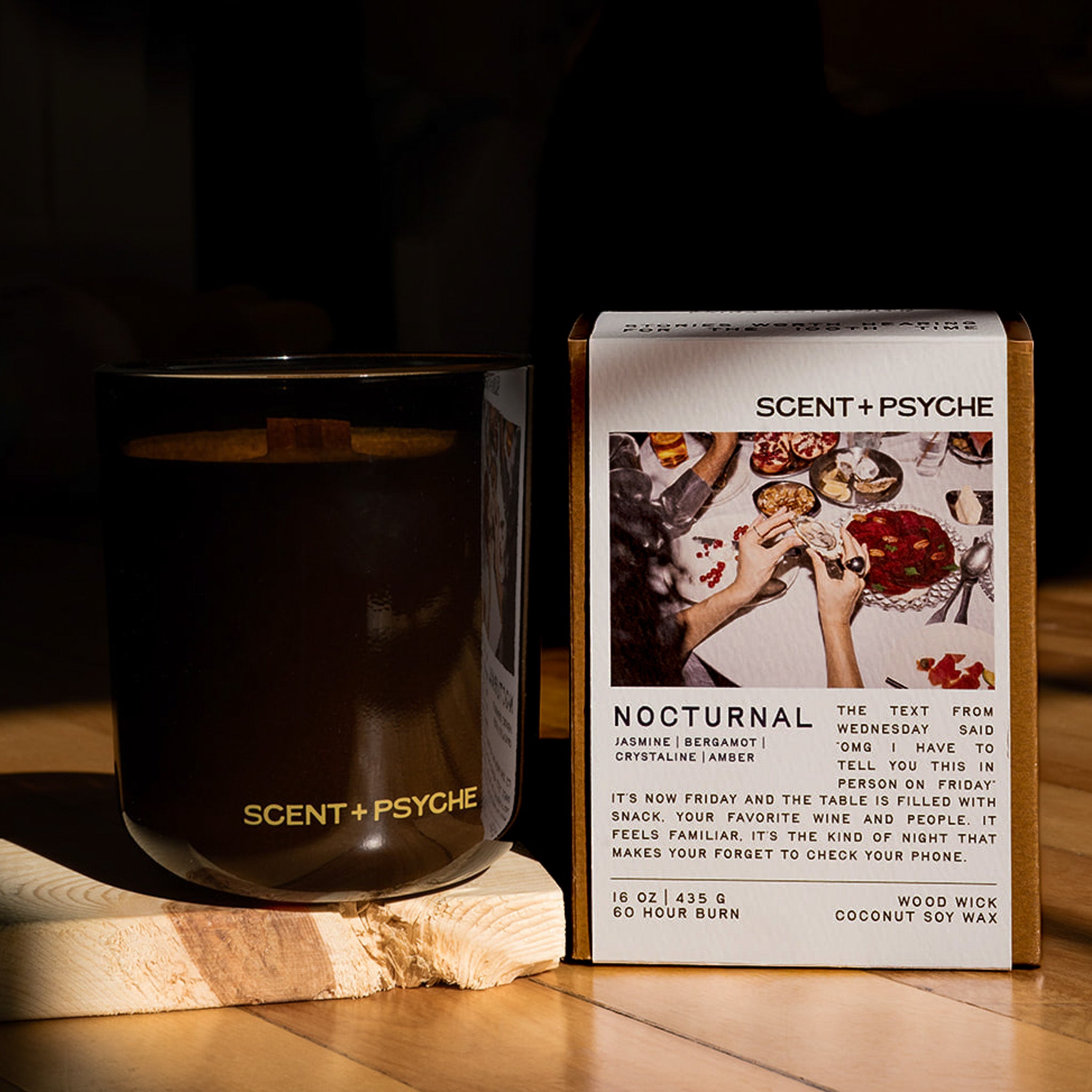 Nocturnal Wood Wick Candle