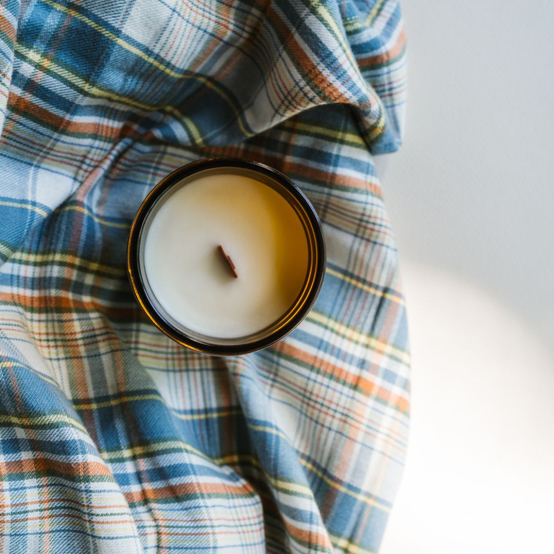 
                  
                    Flannel Scented Candle   - 7oz Amber Jar
                  
                