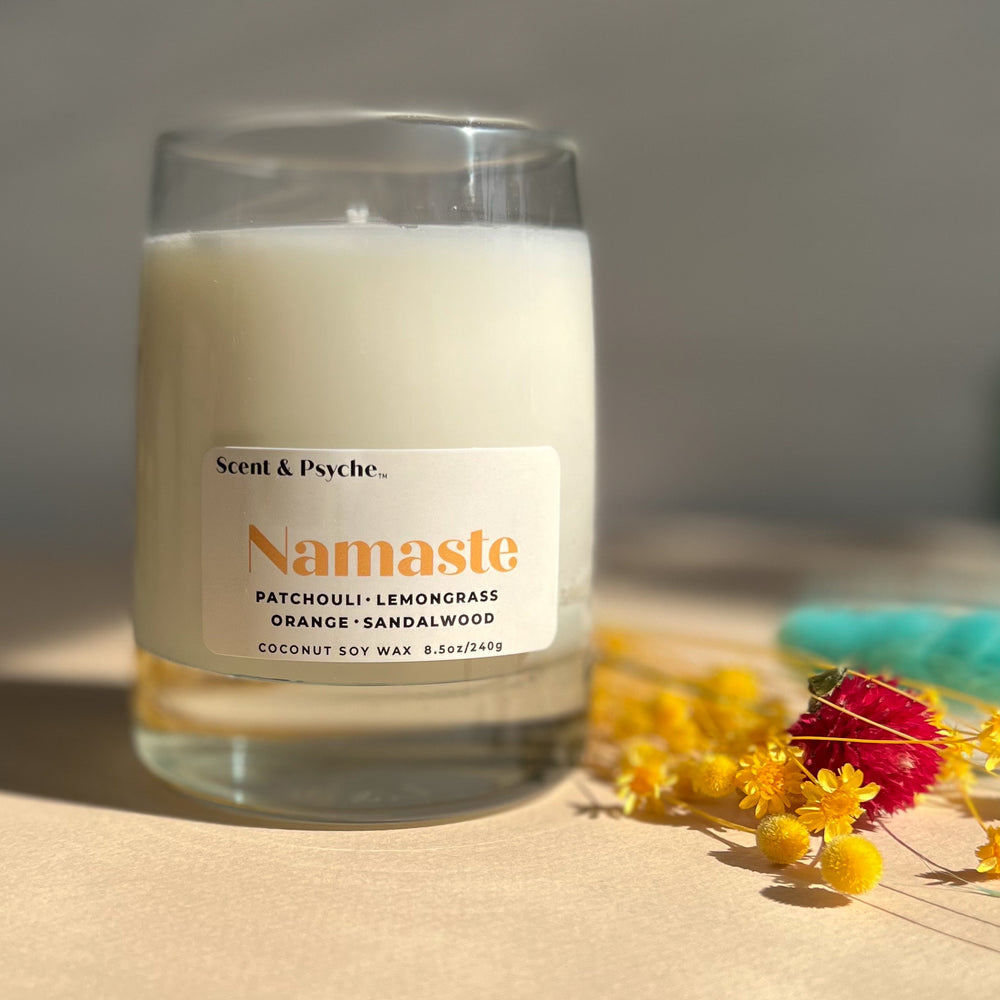 Namaste - 8.5oz Scented Candle in Glass Tumbler