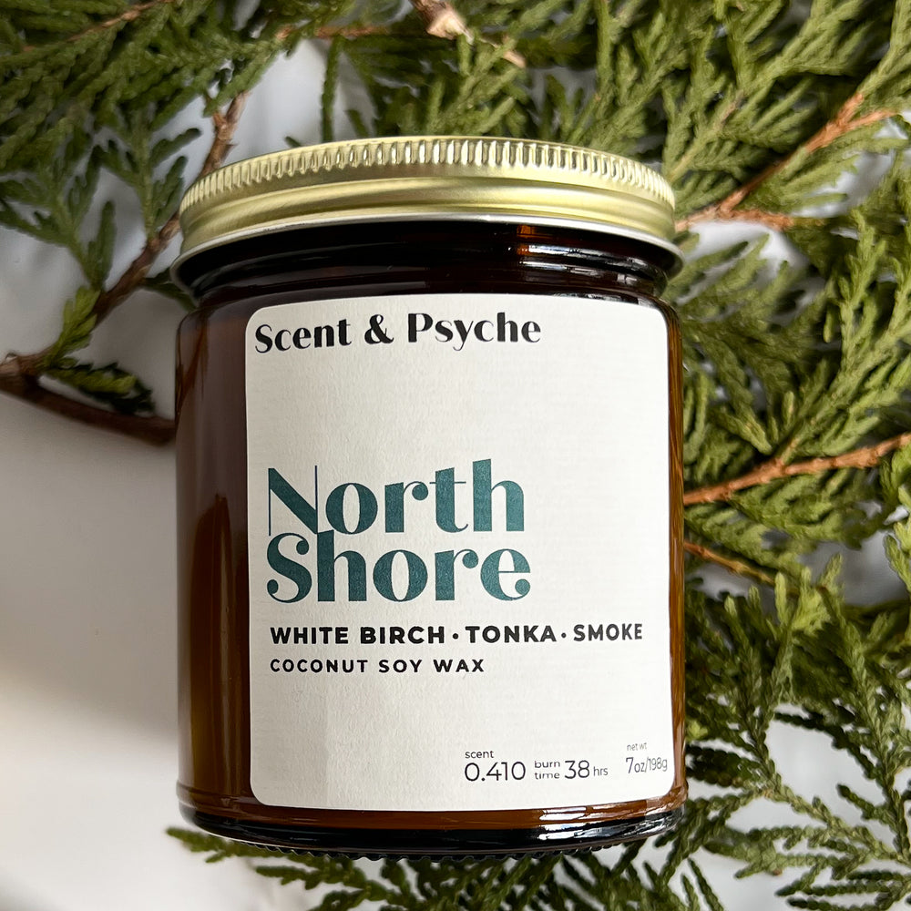 
                  
                    Northshore Scented Candle - 7oz Amber Jar
                  
                