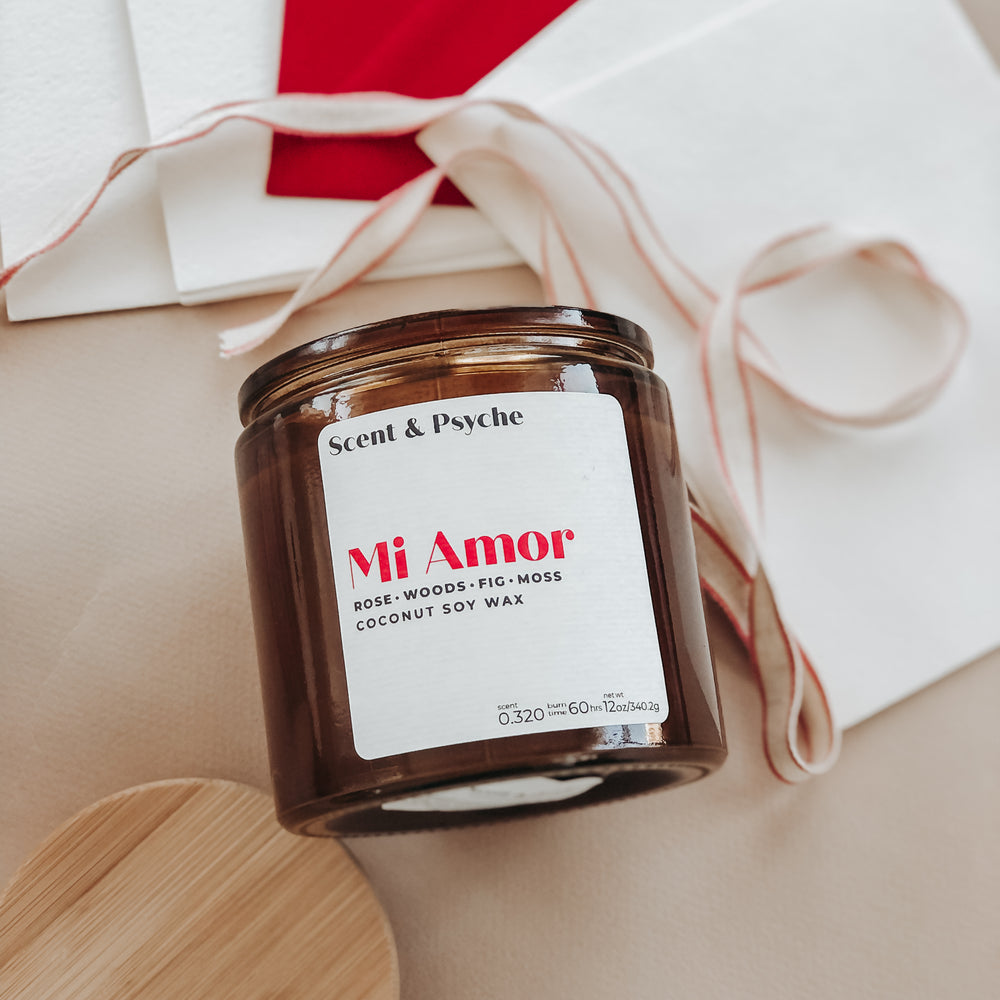 
                  
                    Mi Amor Scented Candle - 12oz Amber Jar
                  
                
