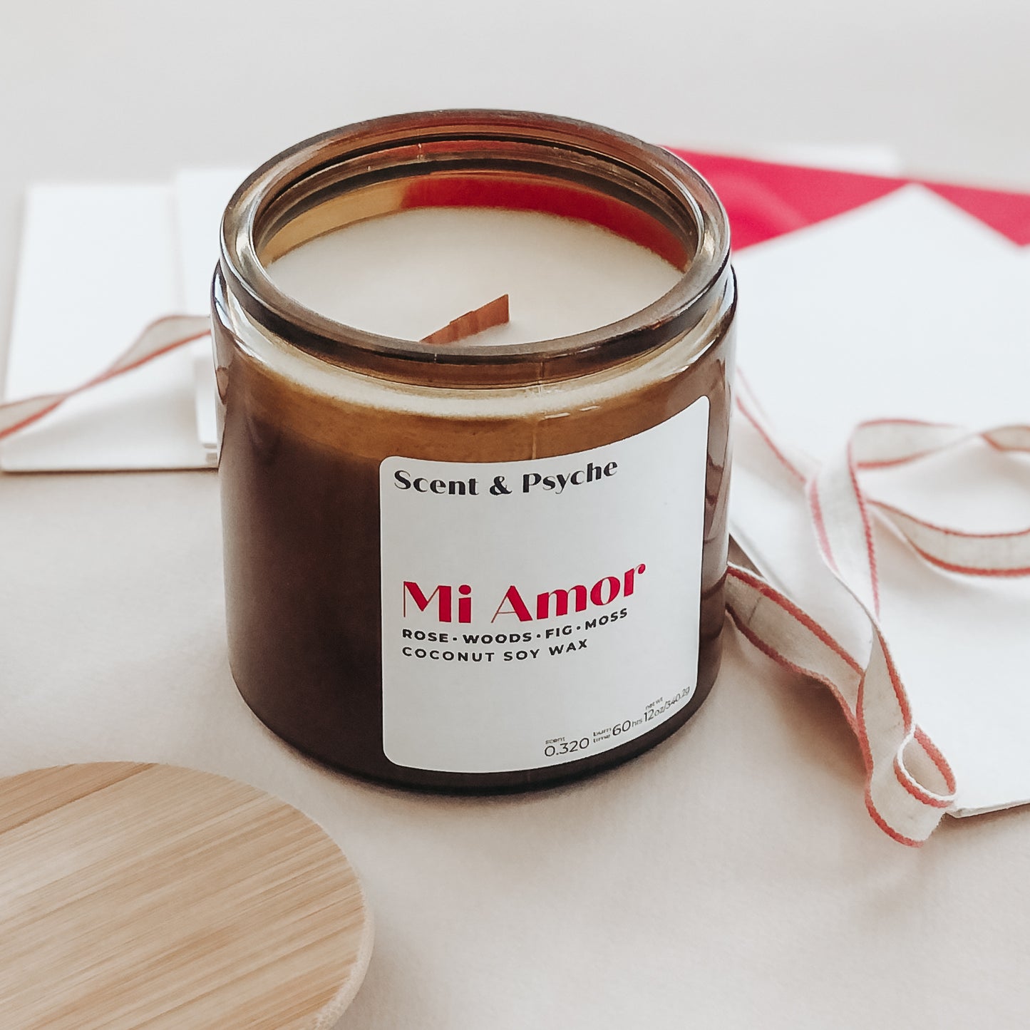 
                  
                    Mi Amor Scented Candle - 12oz Amber Jar
                  
                
