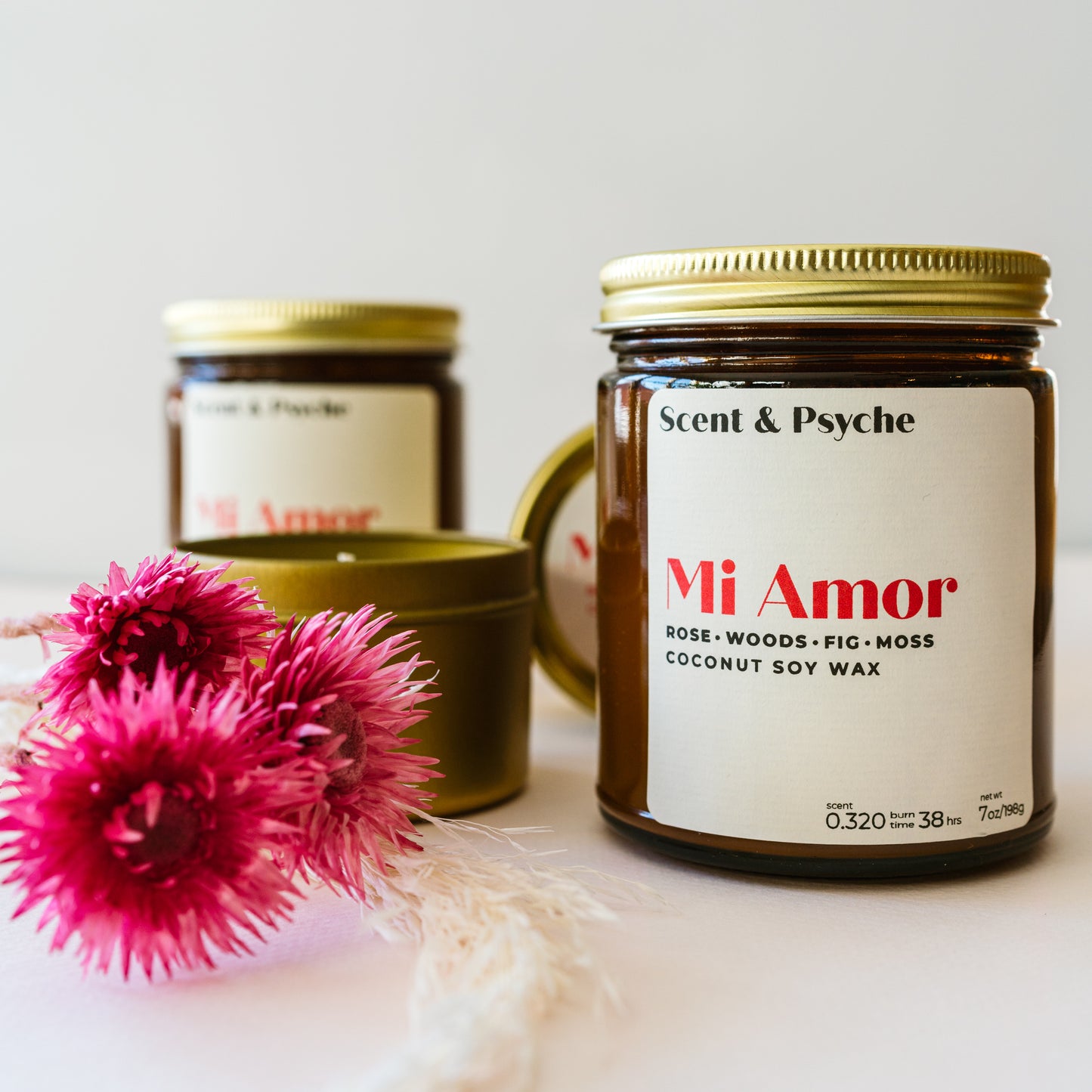 
                  
                    Mi Amor Scented Candle  - 7oz Amber Jar
                  
                