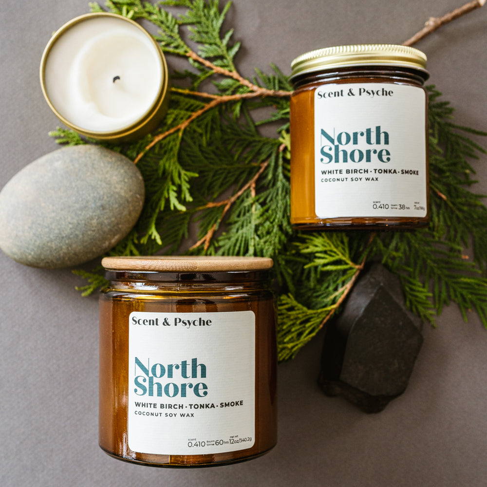 
                  
                    Northshore Scented Candle - 7oz Amber Jar
                  
                